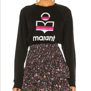 ISABEL MARANT Logo Kiefferf Long Sleeve Tee
